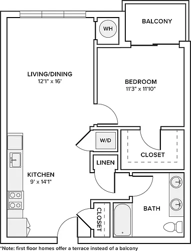 Floor plan A03