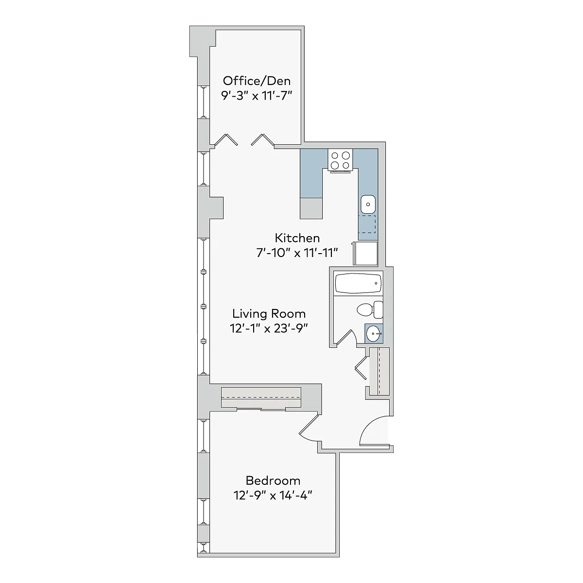 Floor plan nwb-1b110