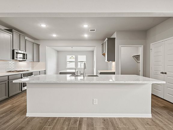 Abundant cabinet and counterspace