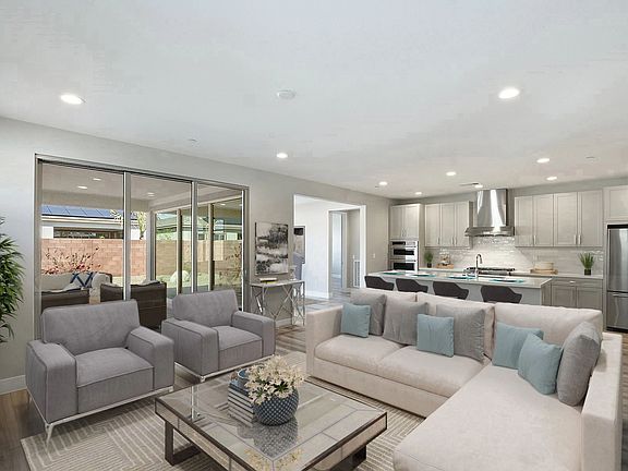 Virtually Staged Great Room Homesite 8128