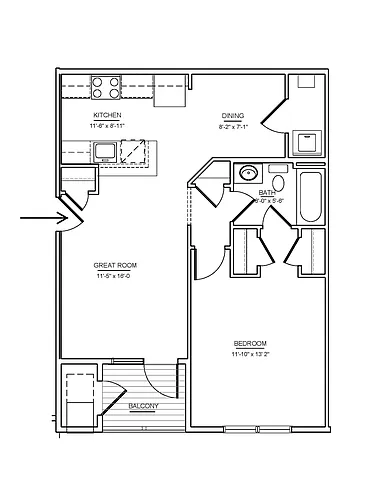 Floor plan Jackson