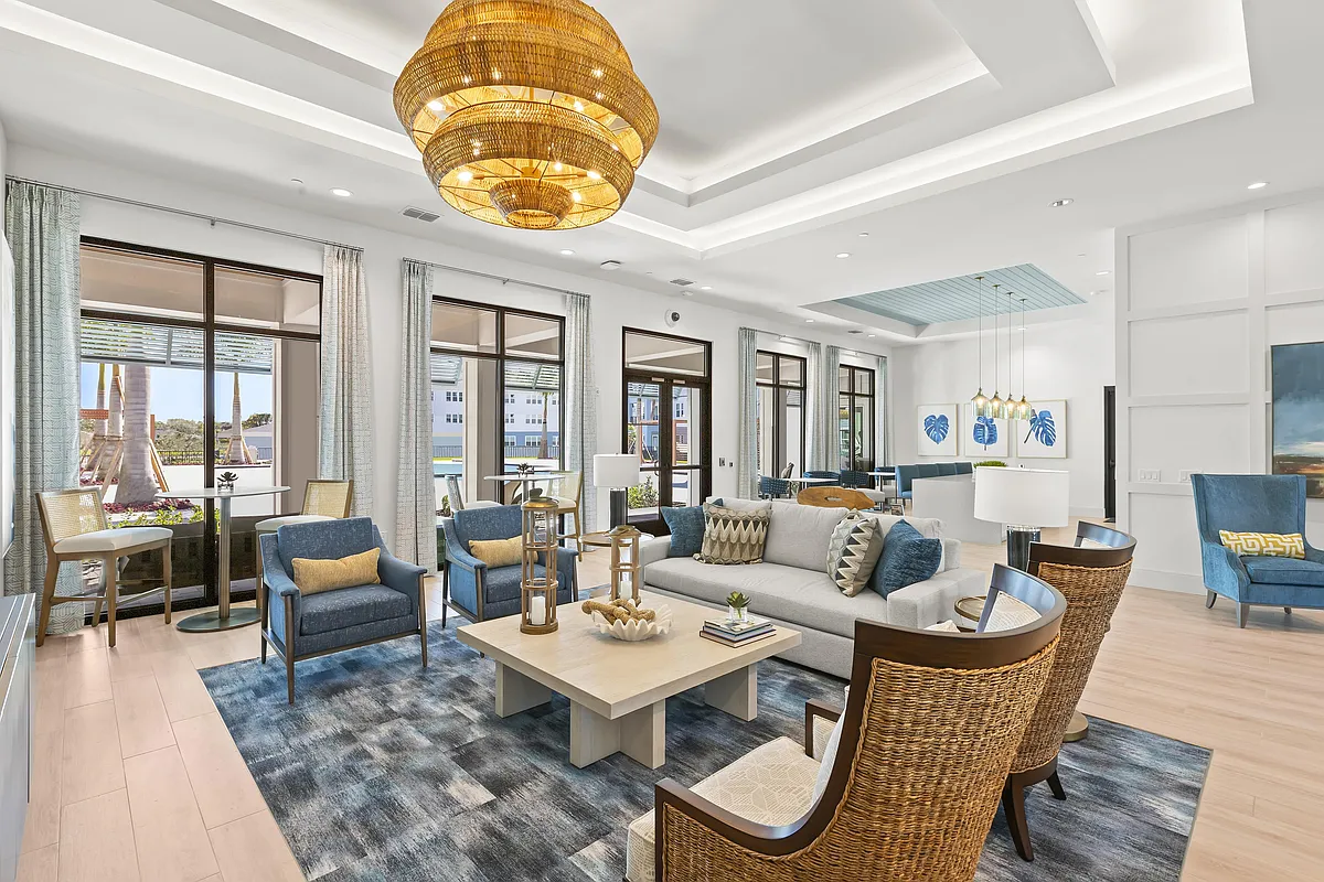 Photo 1 of 55 - Marlowe Jacaranda - Venice, FL Clubhouse lounge with comfortable seating - Marlowe Jacaranda