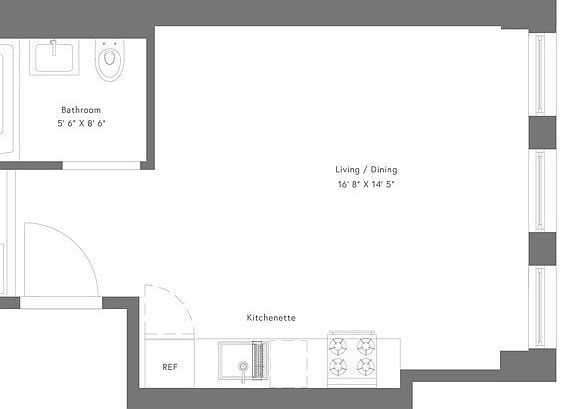 2nd image of 422 W 49th St #1A