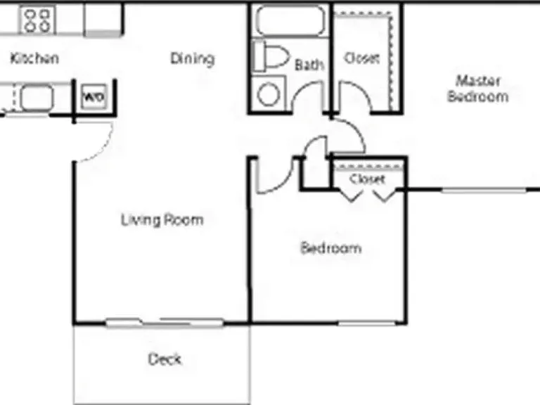 2 Bedroom, 1 Bathroom | 800 Sq. Ft. 2 Bedroom, 1 Bathroom | 800 Sq. Ft.