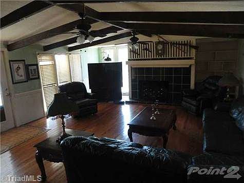 Living Room with Hardwood Floors and Firepalce
