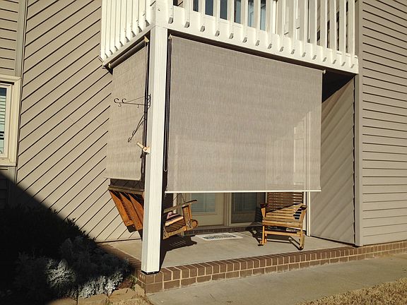 Sunshades at condo