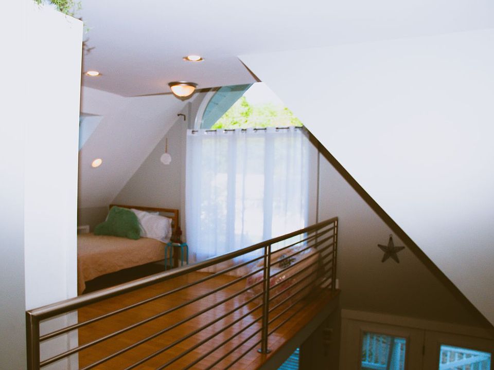 Huge Loft Space currently with a day bed.