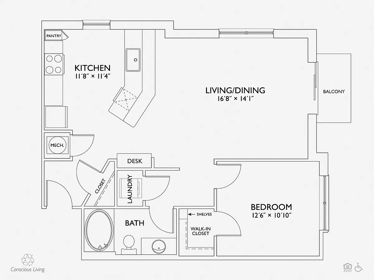 Floor plan A6