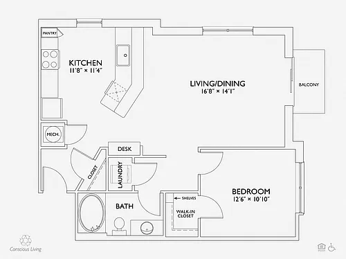 Floor plan A6