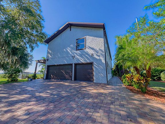 Driveway and garage entry