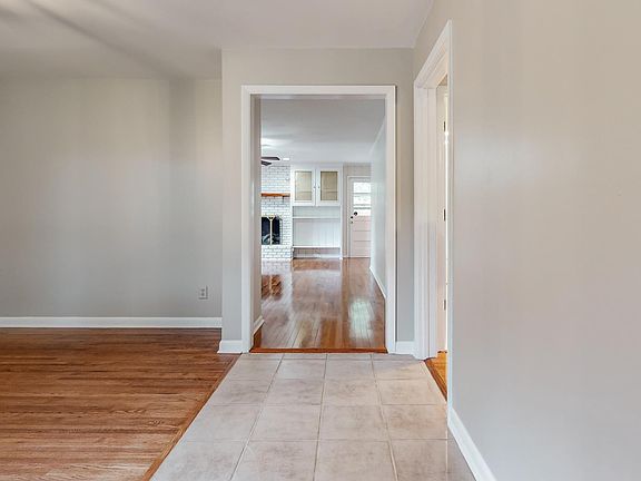 Front door entry into home