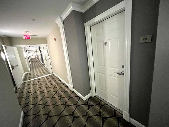 Hallway to unit