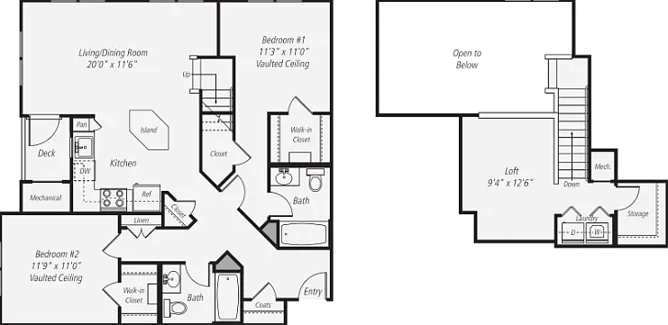 B4 -Loft Floorplan Diagram