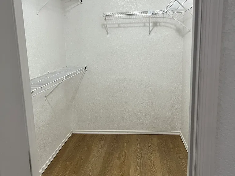 Large master bedroom walk in closet