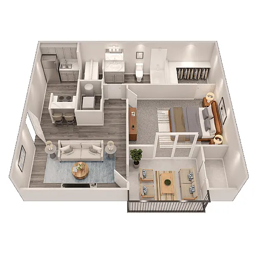Floor plan Aria - Renovated