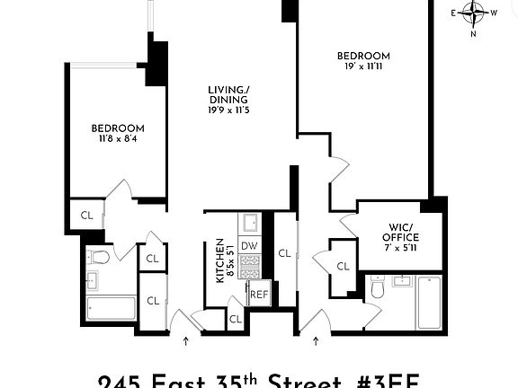 2nd image of 245 E 35th St #3EF