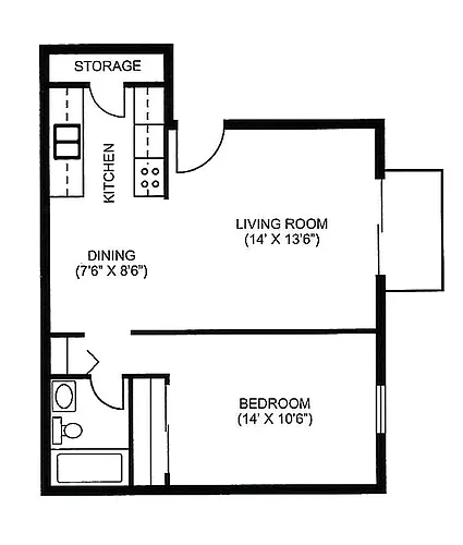 Floor plan A