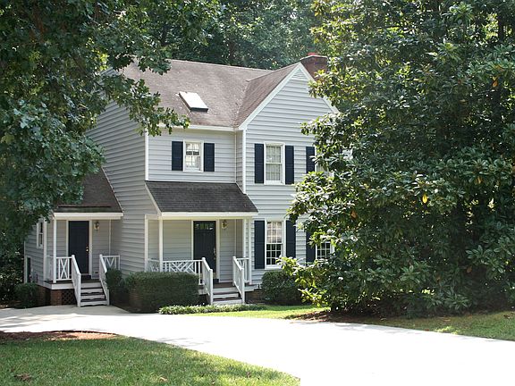 Extra wide driveway.