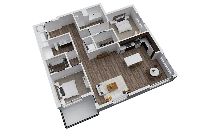 Floor plan Mt Massive