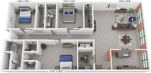 Floor plan Andy Warhol