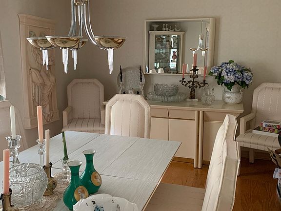 Dining room. Chairs have been recovered