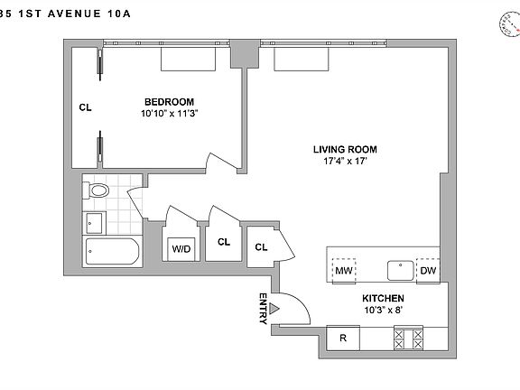 2nd image of 385 1st Ave APT 10A