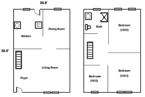 Floor plan 193 Congress Street