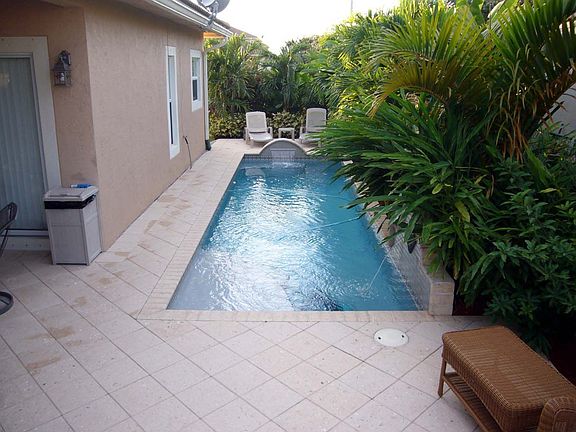 East side patio view
