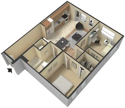 Floor plan B1