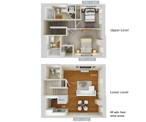 Floor plan B2T-1060