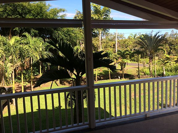 View from lanai looking W