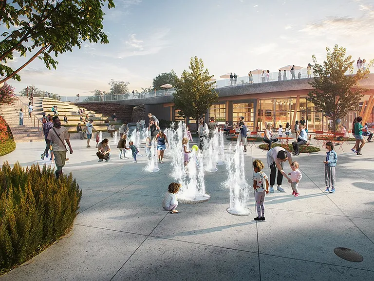 Upcoming Deck Park Minutes from the property