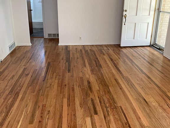 Upstairs living room. Newly painted. Hardwood newly refinished.