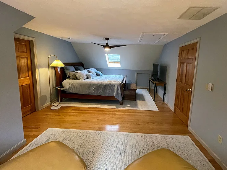 View from loungers of master bedroom