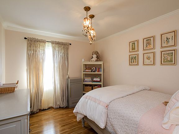 the first of three bedrooms