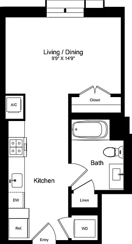 Floor plan Studio C