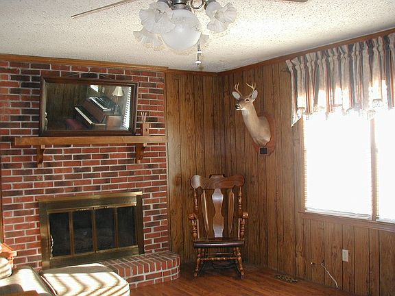 Living Room with Gas Logs