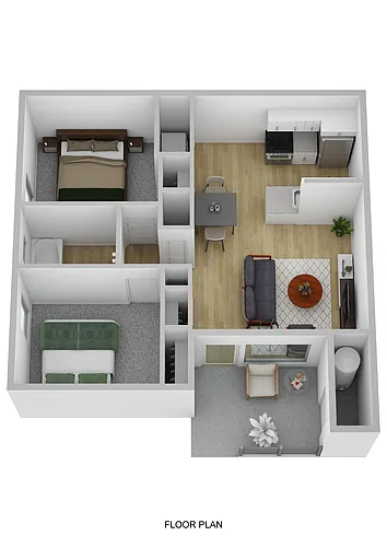Floor plan The Poblanos