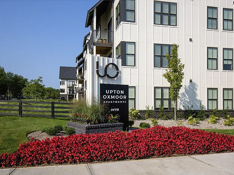 Upton Oxmoor entrance sign