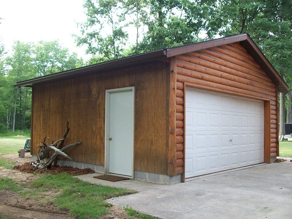 Detached two car garage