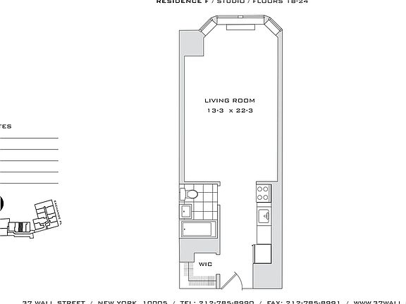 2nd image of 37 Wall St APT 19F