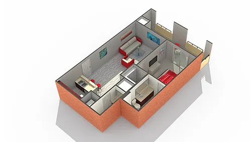 Floor plan Fillmore