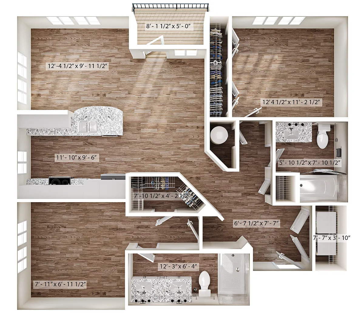 Floor plan 2/2 Tide