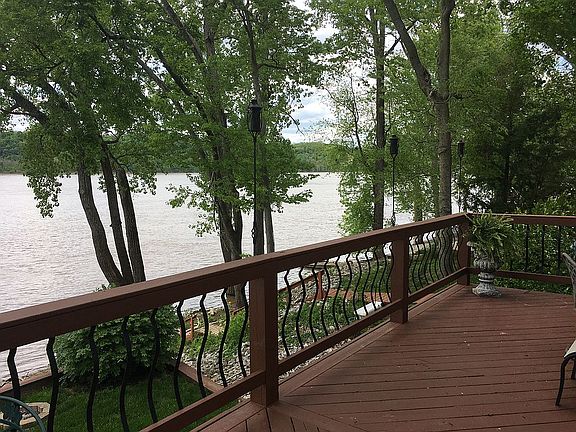 View from deck upriver