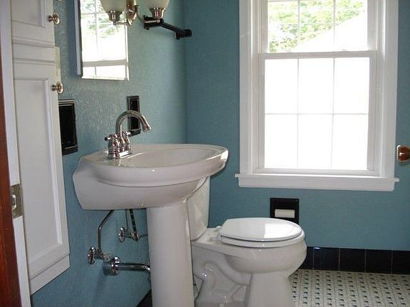 New Fixtures in Bathroom