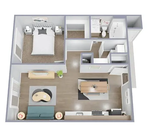 Floor plan 1X1
