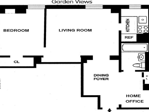 2nd image of 340 W 57th St APT 14F