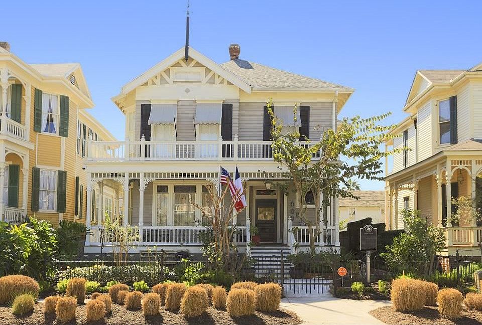Professional landscaping enhances the picture perfect curb appeal.