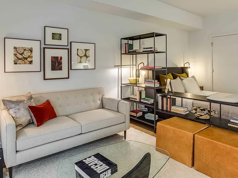 Studio Living Area with Furnishings by Room & Board