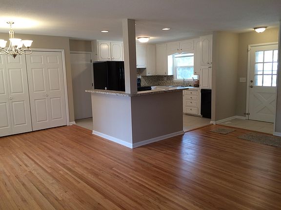 living room to kitchen view